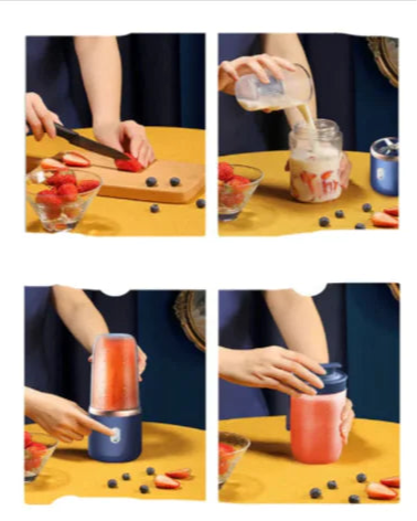 Portable Rechargeable Juicer Cup – 400ml